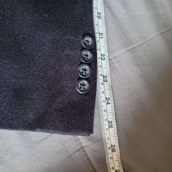 Jack Victor Loro Piana Blazer 44R Navy 100% Cashmere Soft Sport Coat Academia - Picture 9 of 12